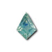 1.16ct | Step Cut Kite Shape Blue Green Montana Sapphire-Modern Rustic Diamond