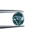 1.17ct | Brilliant Cut Oval Shape Blue Montana Sapphire-Modern Rustic Diamond