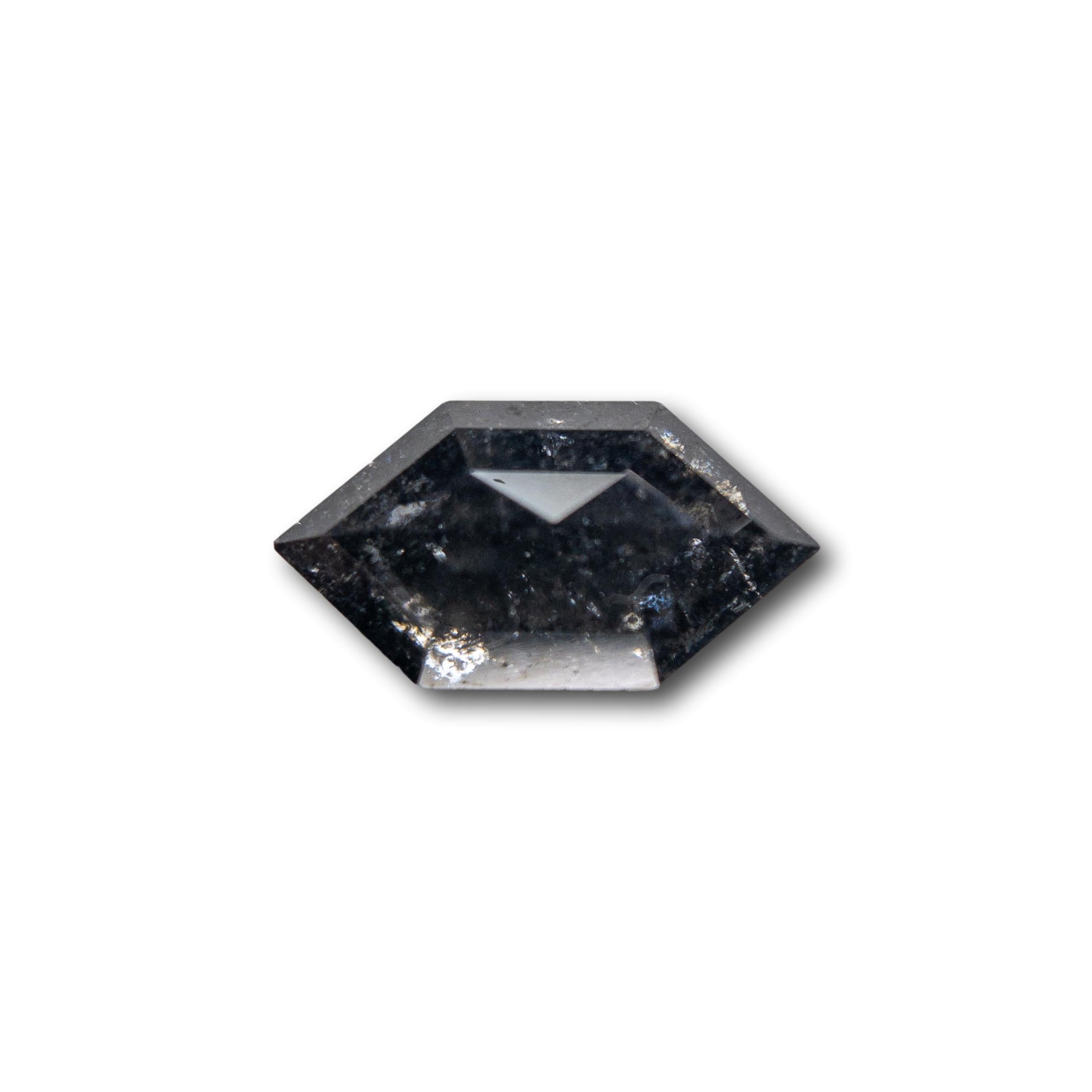 1.19ct | Salt and Pepper Bullet Shape Diamond-Modern Rustic Diamond