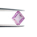 1.19ct | Step Cut Lozenge Shape Pink Sapphire-Modern Rustic Diamond