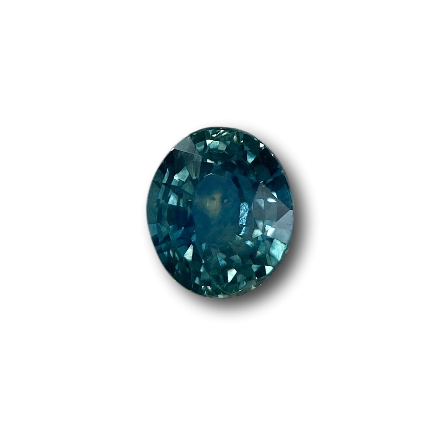1.20ct | Brilliant Cut Oval Shape Blue Montana Sapphire-Modern Rustic Diamond