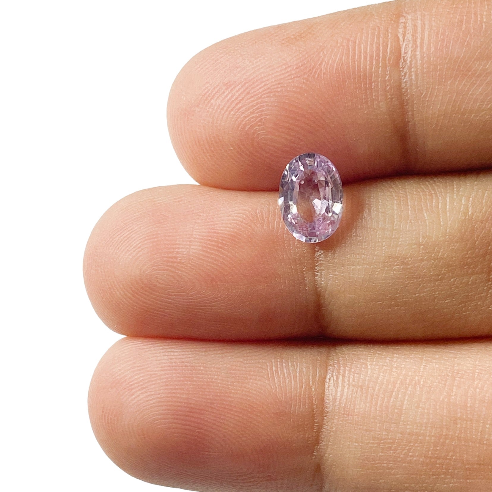 1.20ct | Brilliant Cut Oval Shape Pink Sapphire-Modern Rustic Diamond