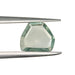 1.21ct | Portrait Cut Shield Shape Green Montana Sapphire-Modern Rustic Diamond