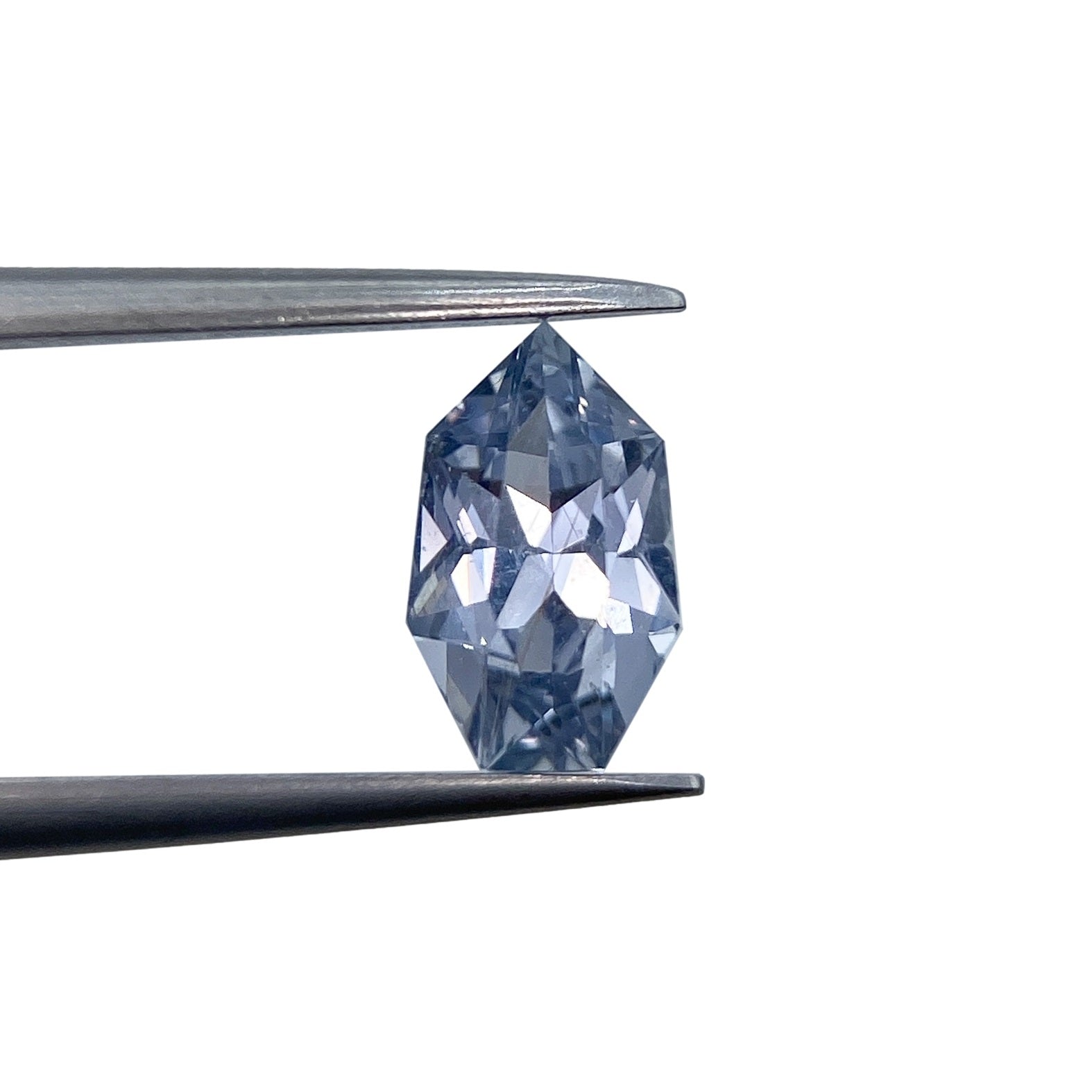 1.22ct | Brilliant Cut Shield Shape Blue Sapphire-Modern Rustic Diamond