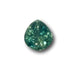 1.24ct | Brilliant Cut Pear Shape Green Montana Sapphire-Modern Rustic Diamond