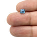 1.26ct | Brilliant Cut Cushion Shape Blue Montana Sapphire (GIA)-Modern Rustic Diamond