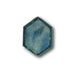 1.26ct | Portrait Cut Hexagon Shape Blue Green Montana Sapphire-Modern Rustic Diamond