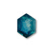 1.26ct | Step Cut Hexagon Shape Blue Green Montana Sapphire-Modern Rustic Diamond