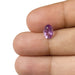 1.27ct | Brilliant Cut Oval Shape Violet Sapphire-Modern Rustic Diamond