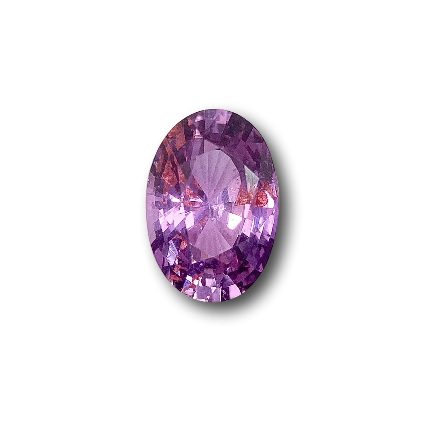 1.27ct | Brilliant Cut Oval Shape Violet Sapphire-Modern Rustic Diamond