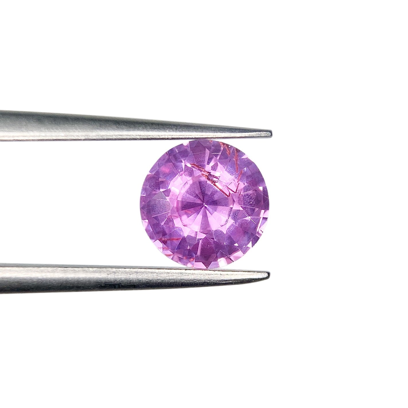 1.27ct | Brilliant Cut Round Shape Pink Sapphire-Modern Rustic Diamond