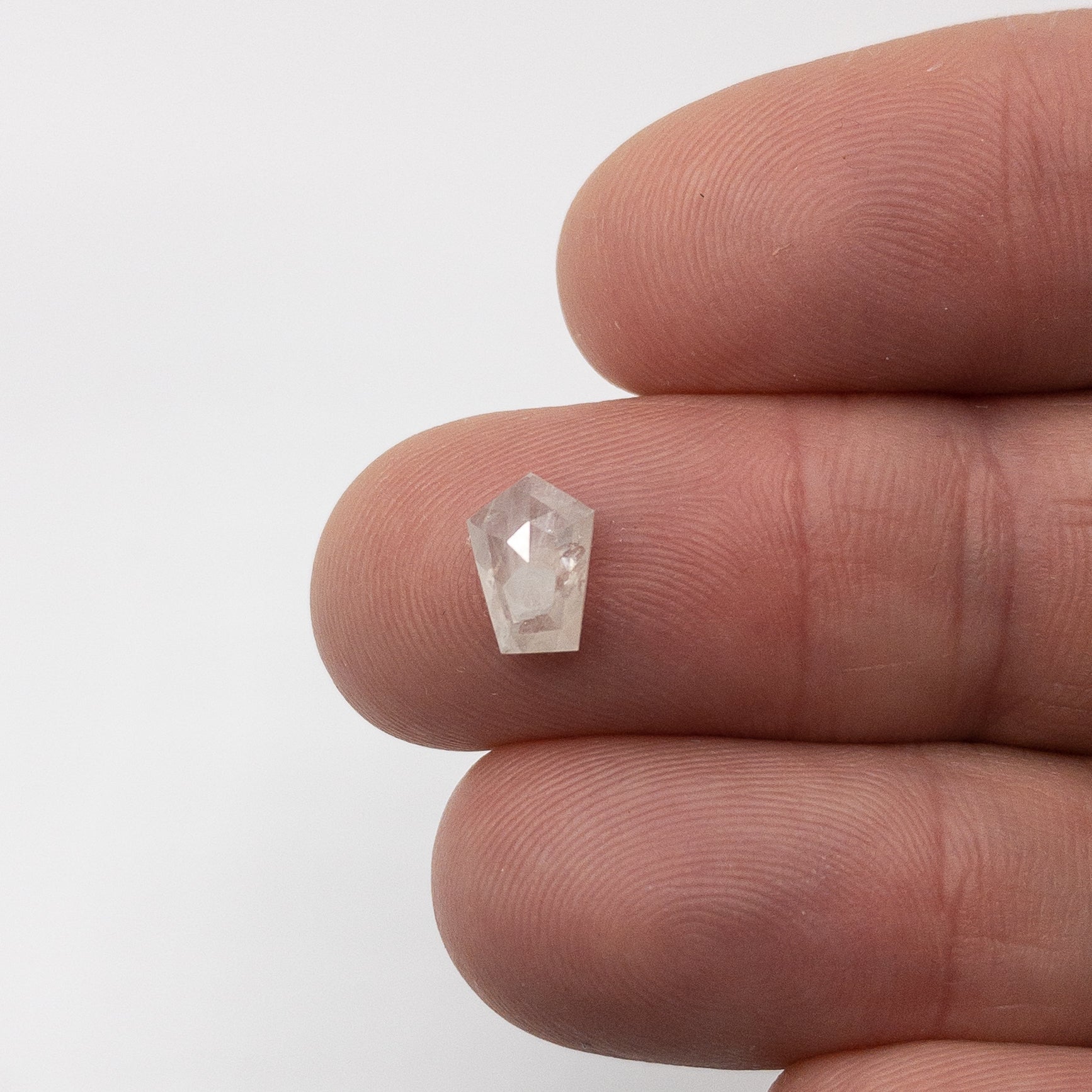 1.27ct | Opaque Shield Shape Diamond-Modern Rustic Diamond
