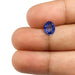 1.28ct | Brilliant Cut Oval Shape Blue Sapphire-Modern Rustic Diamond