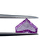 1.28ct | Brilliant Cut Shield Shape Violet Sapphire-Modern Rustic Diamond