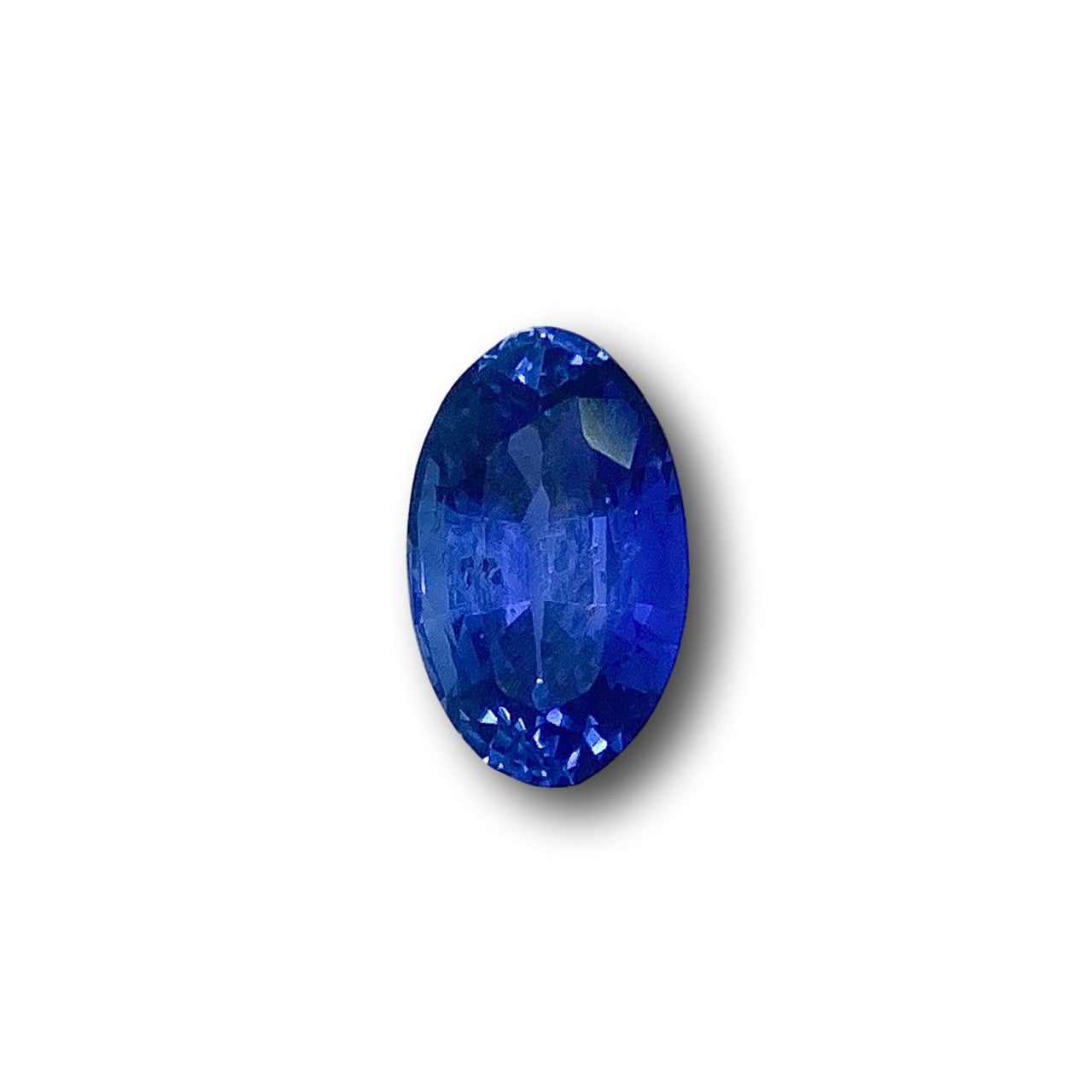 1.29ct | Brilliant Cut Oval Shape Blue Sapphire-Modern Rustic Diamond