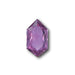 1.31ct | Brilliant Cut Hexagon Shape Violet Sapphire-Modern Rustic Diamond