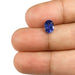1.32ct | Brilliant Cut Oval Shape Blue Sapphire-Modern Rustic Diamond
