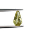 1.35ct | Brilliant Cut Shield Shape Yellow Sapphire-Modern Rustic Diamond