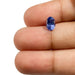 1.36ct | Brilliant Cut Oval Shape Blue Sapphire-Modern Rustic Diamond