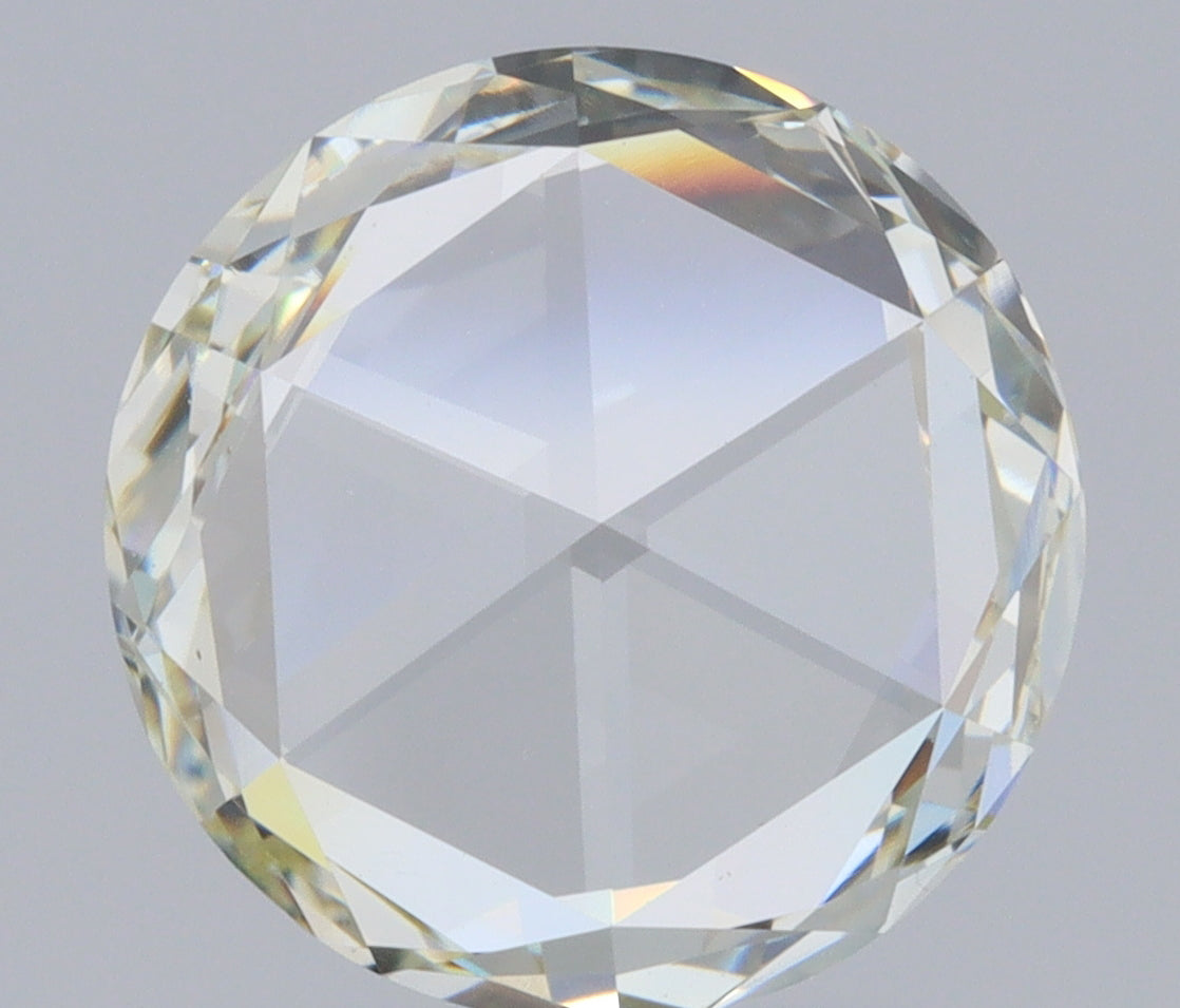 1.71ct | Light Color VVS Round Shape Rose Cut Diamond - Modern Rustic Diamond
