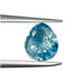 1.41ct | Brilliant Cut Pear Shape Blue Montana Sapphire-Modern Rustic Diamond