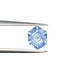 1.45ct | Step Cut Hexagon Shape Light Blue Sapphire-Modern Rustic Diamond