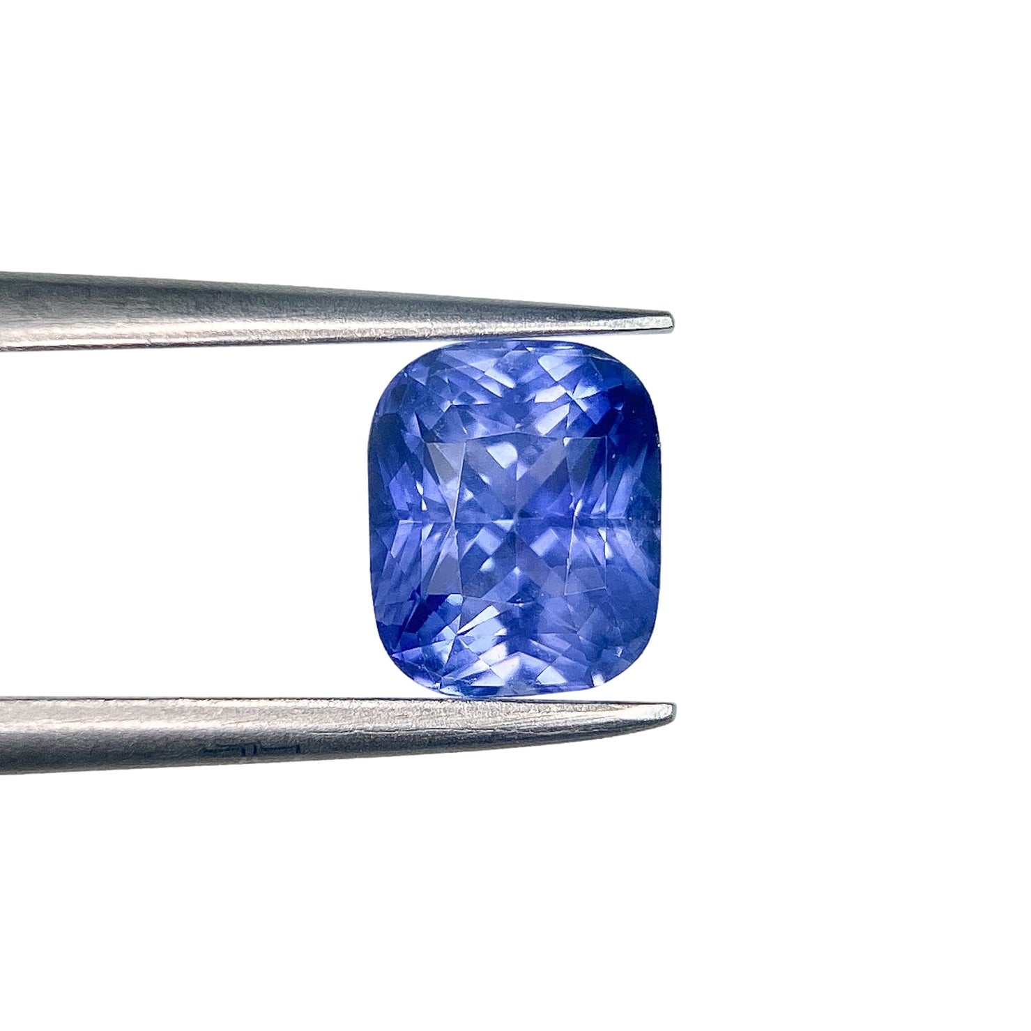 1.47ct | Brilliant Cut Cushion Shape Blue Sapphire-Modern Rustic Diamond
