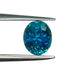 1.48ct | Brilliant Cut Oval Shape Blue Montana Sapphire-Modern Rustic Diamond