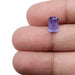 1.54ct | Emerald Cut Purple Silky Sapphire-Modern Rustic Diamond