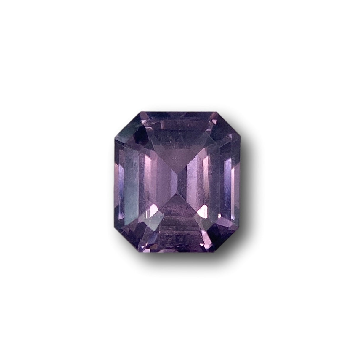 1.57ct | Asscher Cut Violet Spinel-Modern Rustic Diamond
