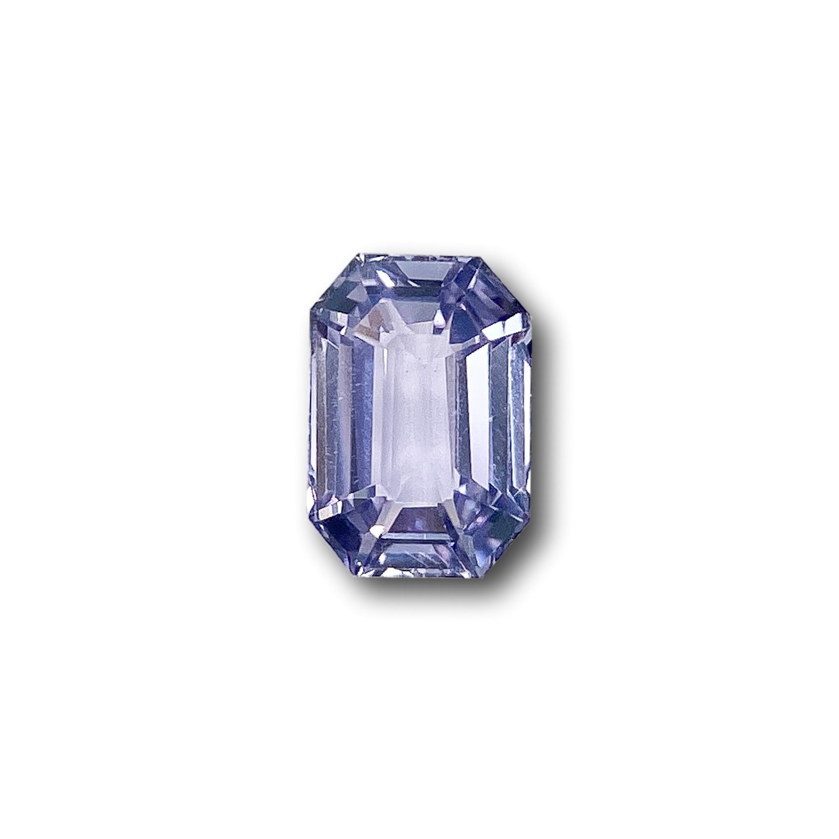 1.61ct | Emerald Cut Blue Sapphire-Modern Rustic Diamond