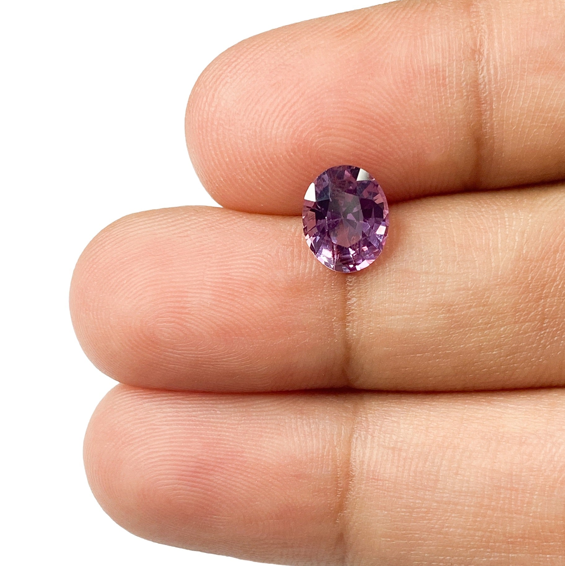 1.62ct | Brilliant Cut Oval Shape Purple Sapphire-Modern Rustic Diamond