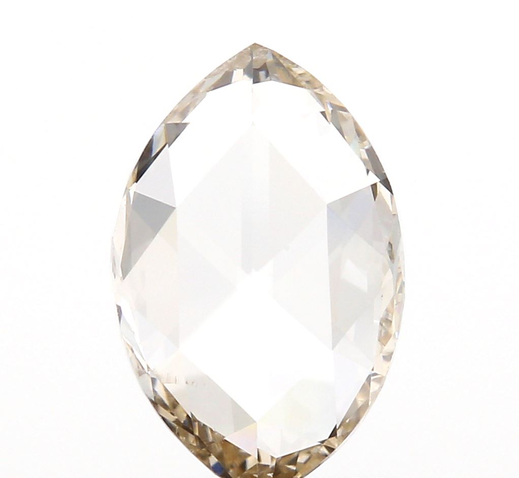 1.09ct | Champagne VS Marquise Shape Rose Cut Diamond - Modern Rustic Diamond