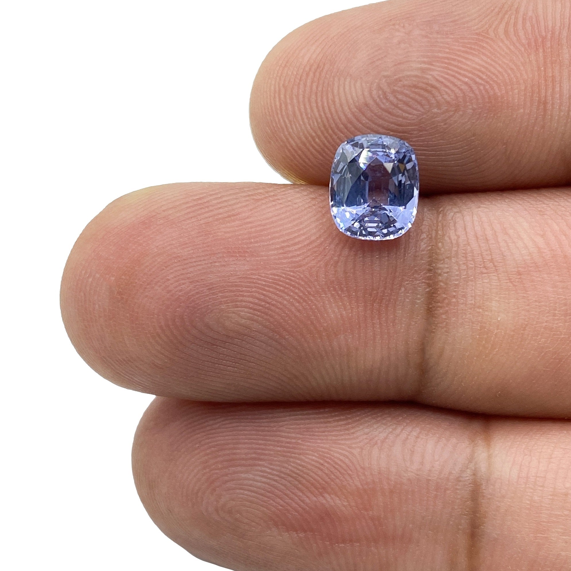 1.64ct | Brilliant Cut Cushion Shape Blue Spinel-Modern Rustic Diamond