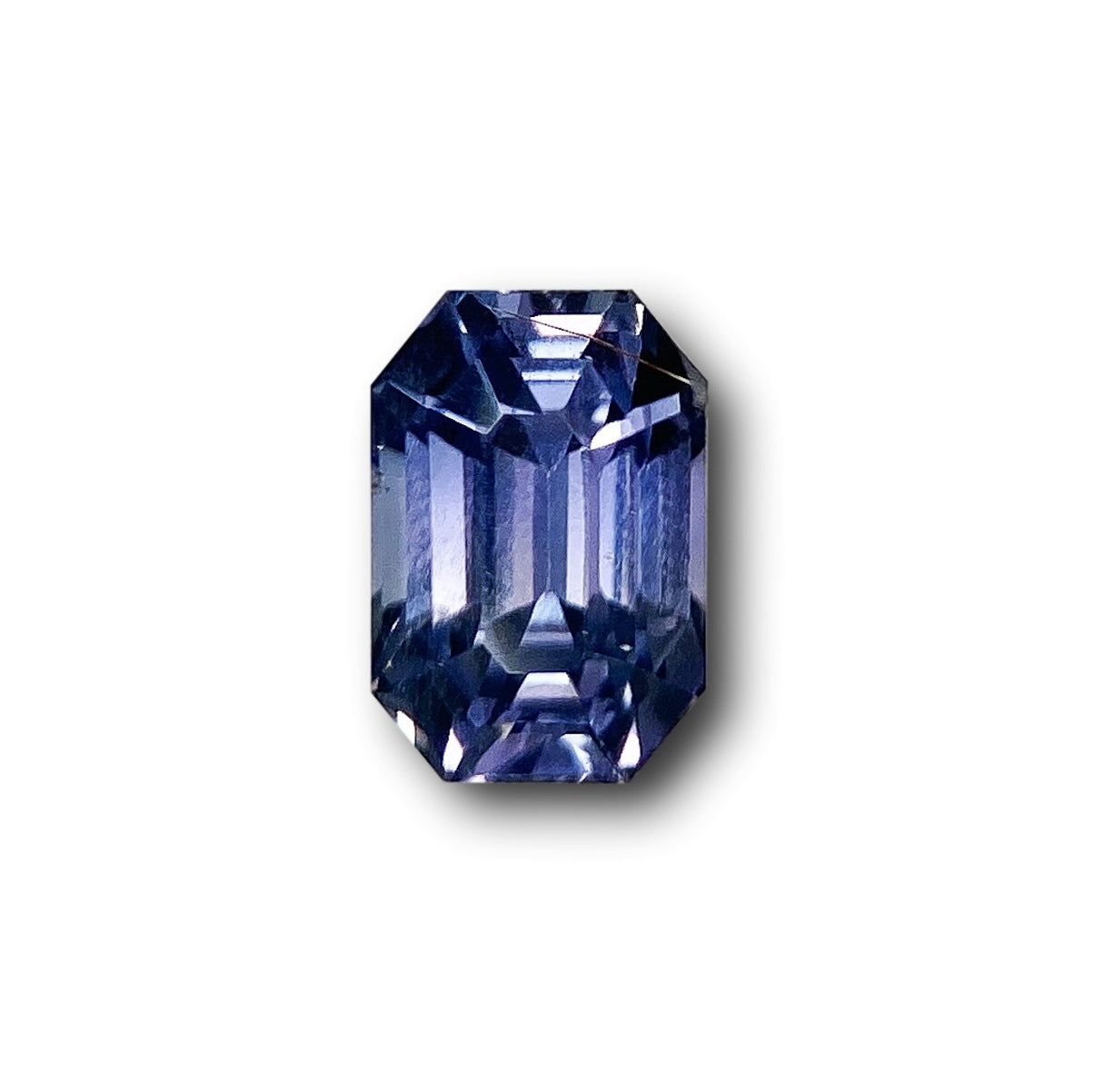 1.64ct | Emerald Cut Blue Sapphire-Modern Rustic Diamond