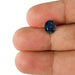 1.67ct | Brilliant Cut Oval Shape Blue Montana Sapphire-Modern Rustic Diamond