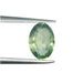 1.73ct | Brilliant Cut Oval Shape Green Montana Sapphire-Modern Rustic Diamond