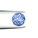 1.74ct | Brilliant Cut Round Shape Blue Sapphire-Modern Rustic Diamond