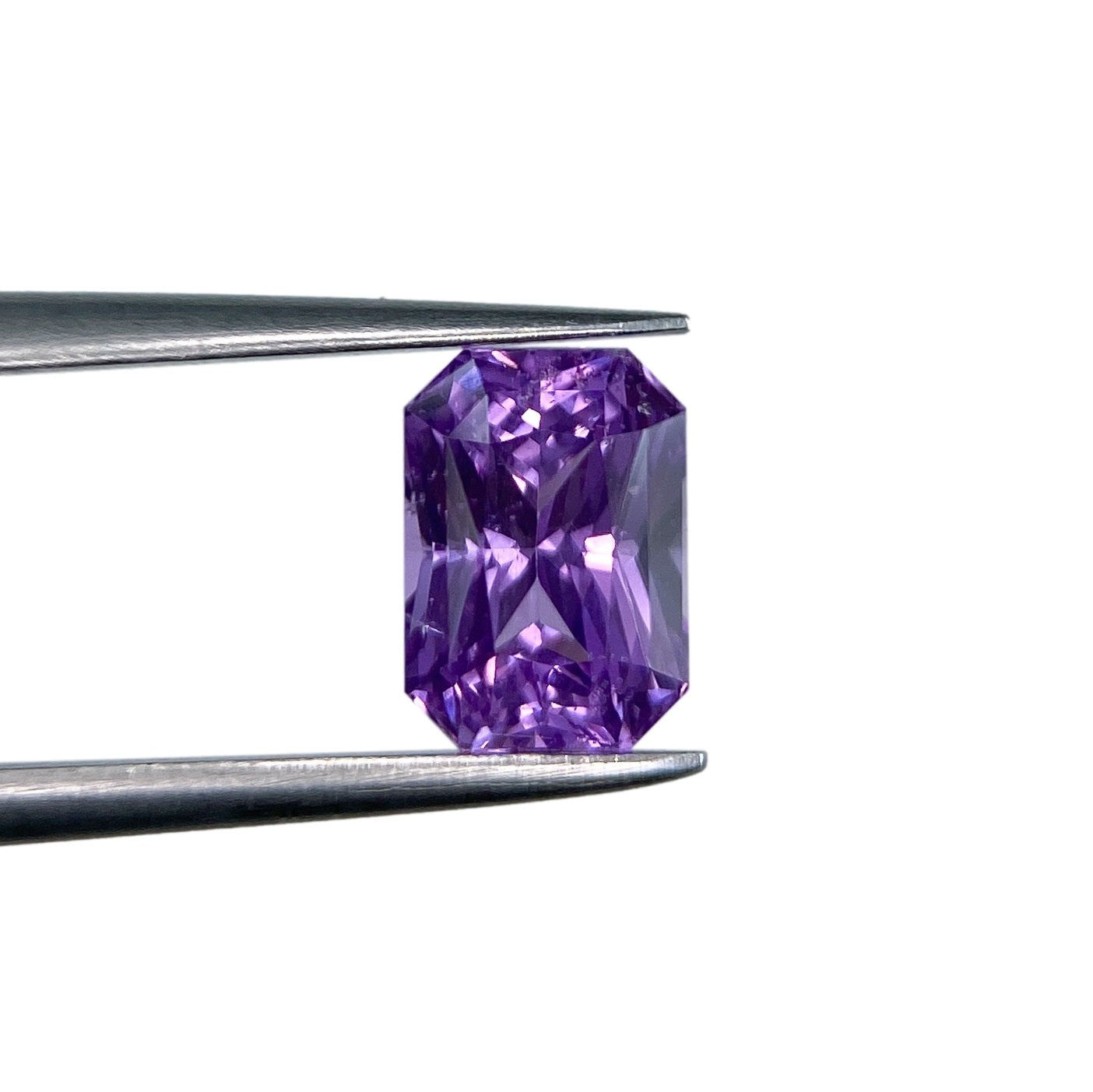 1.77ct | Radiant Cut Violet Sapphire-Modern Rustic Diamond