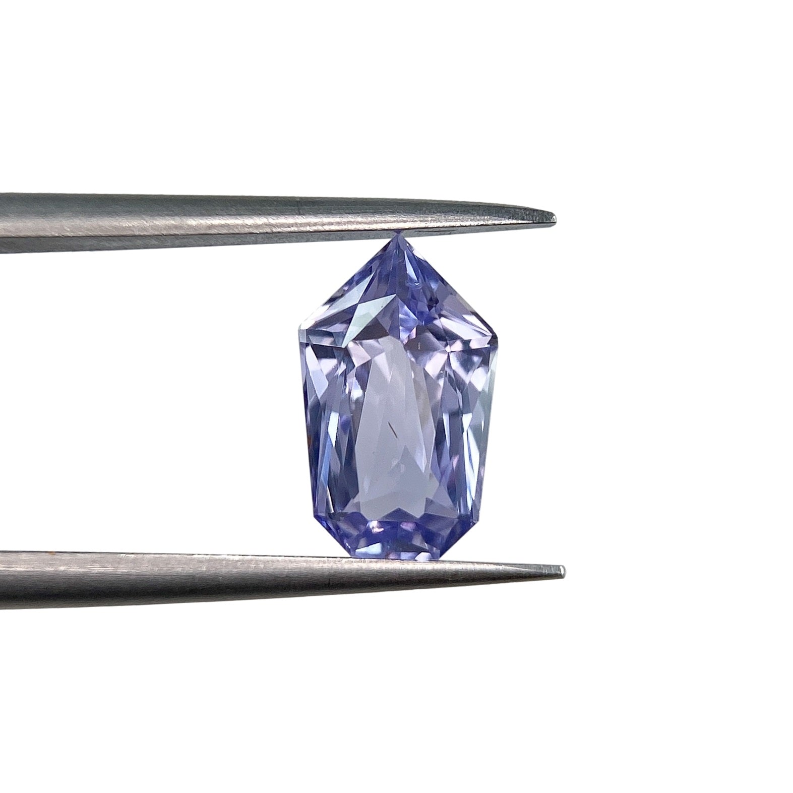 1.96ct | Brilliant Cut Shield Shape Blue Sapphire-Modern Rustic Diamond