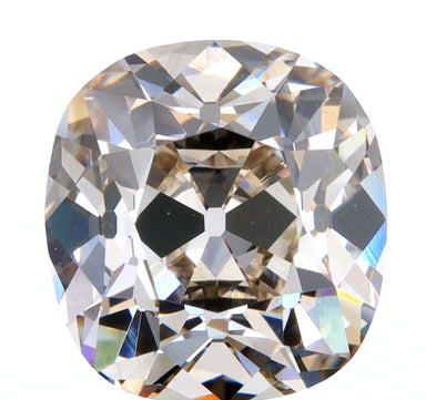1.51ct | Light Brown VVS Cushion Shape Old Mine Cut Diamond - Modern Rustic Diamond