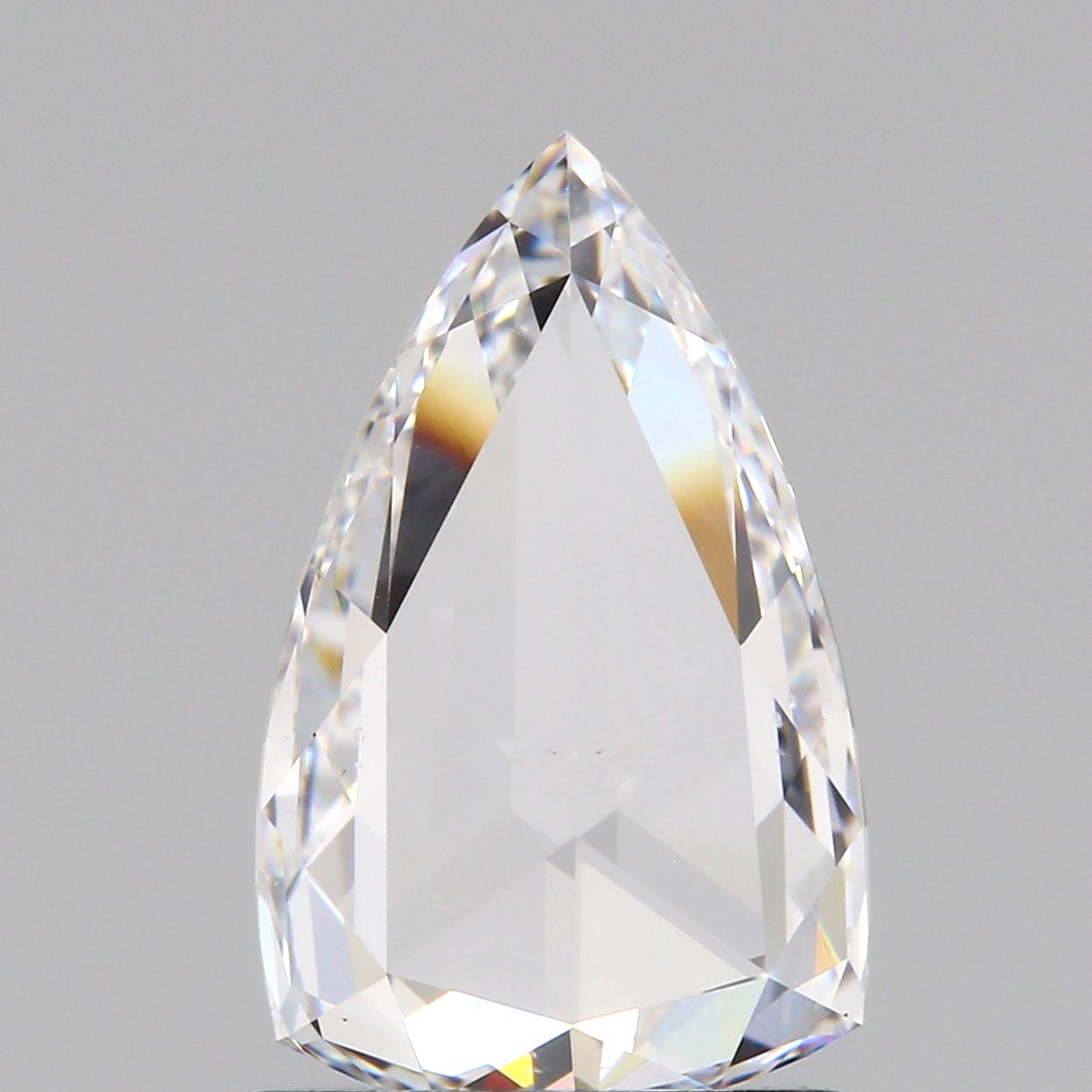 1.03ct | D/SI1 Pear Shape Rose Cut Diamond (GIA) - Modern Rustic Diamond