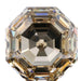 1.44ct | Champagne VVS Octagonal Shape Step Cut Diamond - Modern Rustic Diamond