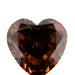 0.86ct | Cognac SI Heart Shape Brilliant Cut Diamond - Modern Rustic Diamond