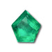 2.21ct | Step Cut Shield Shape Muzo Origin Emerald