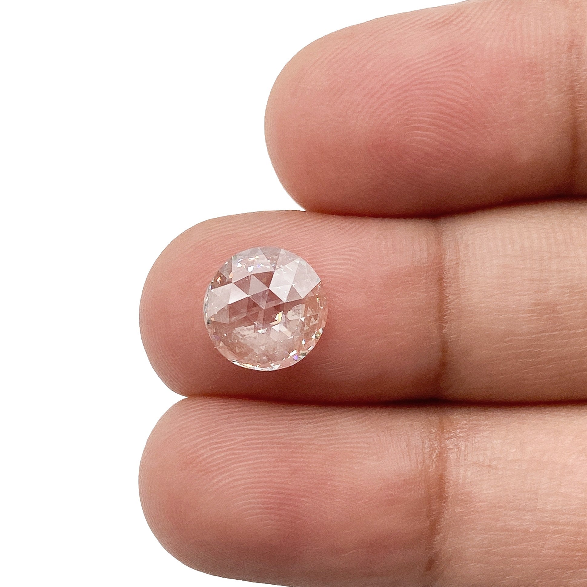 1.53ct | G-H/VVS Round Shape Rose Cut Diamond - Modern Rustic Diamond