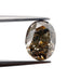 2.09ct | Salt & Pepper Brilliant Cut Oval Shape Diamond-Modern Rustic Diamond