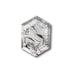 2.12ct | Salt & Pepper Rose Cut Hexagon Shape Diamond-Modern Rustic Diamond