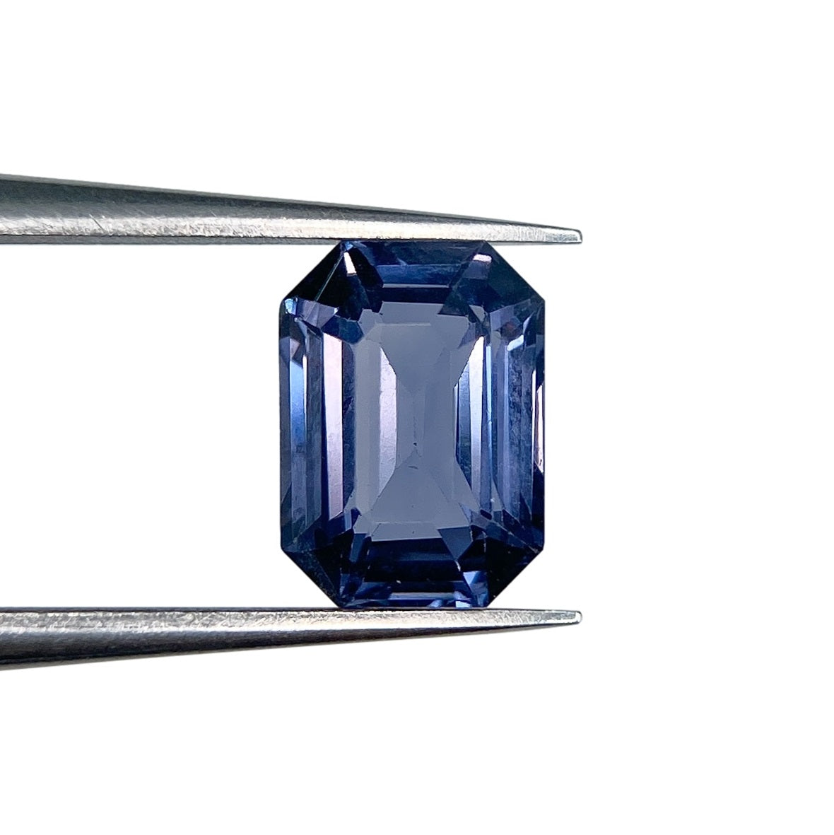 2.13ct | Emerald Cut Blue Spinel-Modern Rustic Diamond