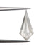 2.18ct | Salt & Pepper Opaque Step Cut Kite Shape Diamond-Modern Rustic Diamond